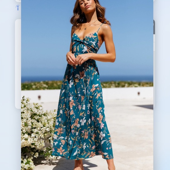 Hello Molly Dresses & Skirts - Hello Molly, Lady Like You midi teal dress